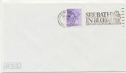 GB SEE BATH IN BLOOM BRITAIN'S TOP FLORAL CITY / BATH AVON / B / 11 JNE 1982 - Postmark Collection