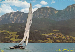 B9562) Am ATTERSEE - Segelboot - 1972 - Attersee-Orte