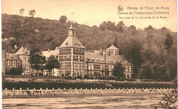 CPA Carte Postale  Belgique Flône Lez Amay Abbaye Dames De L'intruction Chrétienne Vue Prise De La Rive Droite  VM58392 - Amay