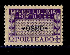 ! ! Portuguese Africa - 1945 Postage Due 0$20 - Af. P02 - MH - Portugiesisch-Afrika