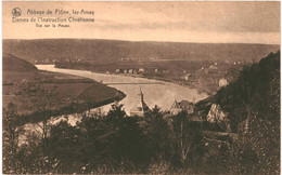 CPA Carte Postale  Belgique Flône Lez Amay Abbaye Dames De L'intruction Chrétienne Vue Sur La Meuse  VM58396 - Amay