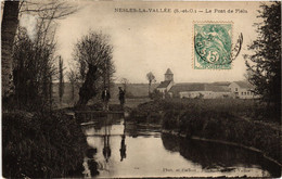 CPA Nesles-la-Vallée - Le Pont De Flélu (519423) - Nesles-la-Vallée