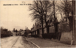 CPA CHAULNES En 1914 - Rue De La Gare (514544) - Chaulnes