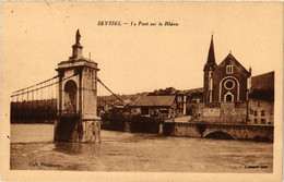 CPA SEYSSEL Le Pont Sur Le Rhone (485497) - Seyssel