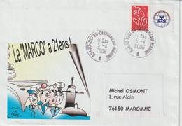 France 2006 Lamouche Personalisé 3741a Marcophilie Navale - Seepost