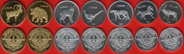 Nagorno-Karabakh Set Of 7 Coins: 50 Luma - 5 Drams 2013 UNC - Nagorno-Karabakh