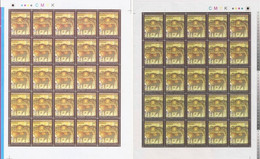 India 2010 CRAFTS MUSEUM SET OF 2 Complete Sheets, MNH P. O Fresh & Fine, Rare - Puppets