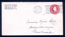 1931 Philadelphia, Nach Quezalteuango, Guatemala - 1921-40