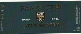 Etiket      Paalsteen - Beer