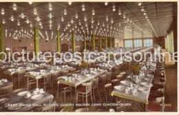 CLACTON ON SEA BUTLINS KENT DINING ROOM OLD COLOUR POSTCARD ESSEX BILLY BUTLIN CAMP - Clacton On Sea