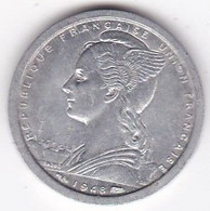 A.O.F. Union Française  1 Franc 1948 , Aluminium, LEC# 6 , KM# 3 - Französisch-Westafrika