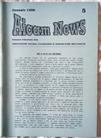 AICAM News - Notiziario Trimestrale Della AICAM - N. 5 Gennaio 1998 - Meccanofilia