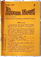 AICAM News - Notiziario Trimestrale Della AICAM - N. 8 Ottobre 1998 - Meccanofilia