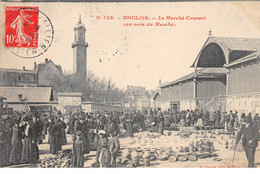 MOULINS - Le Marché Couvert (un Coin Du Marché) - Très Bon état - Moulins