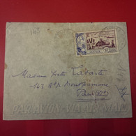 LETTRE A.E.F POUR PARIS - Cartas & Documentos