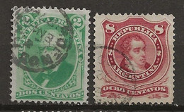 ARGENTINE: Obl., N° YT 37 Et 38, TB - Used Stamps