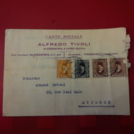 LETTRE ALESSANDRIA ET CAIRO POUR AVIGNON - Lettres & Documents