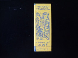 Andorre Français Carnet Neuf Année 1990 (timbre N° 387) - Booklets