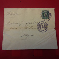 LETTRE FRIBOURG POUR MILLAU 1898 - Briefe U. Dokumente