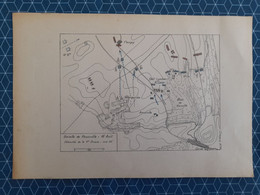 Carte Plan Champ De Bataille De Rezonville Gravelotte Metz  Mars La Tour Verdun 1870 - Cartes Topographiques