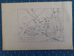 Carte Plan Champ De Bataille De Rezonville Gravelotte Metz  Mars La Tour Verdun 1870 - Cartes Topographiques