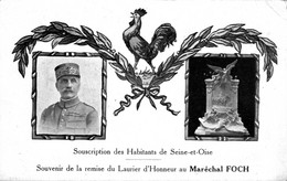 I0511 - SOUVENIR De La Remise Du Laurier D'Honneur Au Maréchal FOCH - Souvenir De...