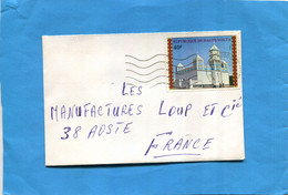 Marcophiie-Haute Volta-Lettre > Françe -cad OUAHIGOUYA -1986-stamps N° La Mosquée - Haute-Volta (1958-1984)