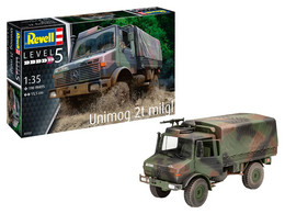 Revell - Mercedes UNIMOG 2T Milgl Maquette Militaire Kit Plastique Réf. 03337 Neuf NBO 1/35 - Vehículos Militares