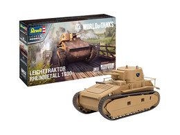 Revell World Of Tanks - Char LEICHTTRAKTOR RHEINMETALL 1930 WoT Maquette Militaire Kit Plastique Réf. 03506 Neuf 1/35 - Military Vehicles