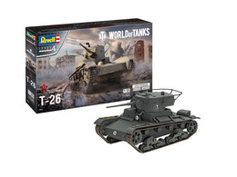 Revell World Of Tanks - Char T-26 WoT Maquette Militaire Kit Plastique Réf. 03505 Neuf 1/35 - Véhicules Militaires