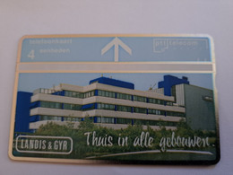 NETHERLANDS  ADVERTISING  4 UNITS/  LANDIS & GYR BUILDING    / NO; R 018  LANDYS & GYR   MINT   ** 11815** - Privadas