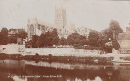 WORCESTER CATHEDRAL FROM RIVER - Worcester