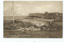 Yorkshire Postcard Whitby Old  Whitby From West Cliff Frith's Posted 1930 - Whitby