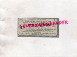 GRECE- UNE OBLIGATION HELLENIQUE ROYAUME DE GRECE- COUPON OR DE 12.50 FRANCS-1940- PARIS ATHENES LONDRES NEW YORK - Autres & Non Classés