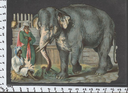 Ref B176- Authentique Decoupi Tres Bon Etat - Grand Decoupi Elephant - - Animaux