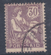 Port-Saïd N° 29 O , 30 C. Violet Oblitération Légère Sinon TB - Used Stamps