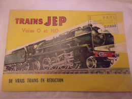 ♥️ CATALOGUE 1959  JEP LE JOUET DE PARIS TRAINS VOIES O ET HO  MINIA JEP 38 PAGES - Unclassified