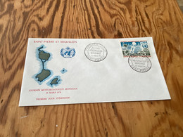 Enveloppe 1er Jour Saint-pierre Et Miquelon 1974 - Used Stamps