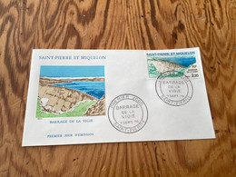 Enveloppe 1er Jour Saint-pierre Et Miquelon 1976 - Oblitérés
