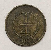 Rep. Dominicana 1/4 Di Real 1848 E.793 - Dominicaanse Republiek