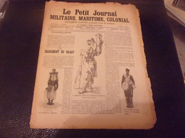 ♥️♥️ N°66 1905 ♥️♥️ LE PETIT JOURNAL MILITAIRE MARITIME COLONIAL HAVRESAC LEGION  TIRAILLEUR  RUSSE PAQUETAGE SIMPLON TA - Otros & Sin Clasificación