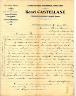 1902 CASTELLANE PIERREFONTAINE LES VARANS (Doubs) Ferblanterie =>Vairet Baudot Ciry Le Noble Briqueterie Devenue Musée - 1900 – 1949