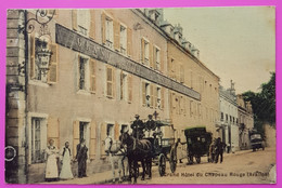 Cpa Avallon Grand Hotel Du Chapeau Rouge Carte Postale 89 Yonne - Avallon