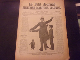 ♥️♥️ N°67 1905♥️ LE PETIT JOURNAL MILITAIRE MARITIME COLONIAL CANON HOTCHKISS JUIVE JUDAICA BREST VOIR SOMMAIRE - Otros & Sin Clasificación