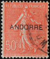 LP3844/475 - 1931 - ANDORRE FR. - TYPE SEMEUSE - N°15 ☉ - Gebruikt