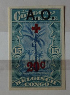 RUANDA - URUNDI:  1918  - N° 38 NON Dentelé  CROIX - ROUGE  IMPERF - Ongebruikt