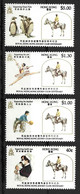 HONG KONG....QUEEN ELIZABETH II....(1952-22...)....ROYAL HONG KONG JOCKEY CLUB CENTENARY...SET OF 4.....MNH... - Ungebraucht