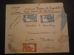 NIGER LETTRE COURRIER ENVELOPPE 47 45A ZINDER AVION PLANE NIAMEY - Briefe U. Dokumente