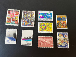 (stamp 6-10-2022)  Mint / Neuf - United Nations - Selection Of 9 Stamps - Sonstige