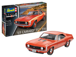 Revell - CHEVROLET CAMARO SS 396 1969 Maquette Kit Plastique Réf. 07712 Neuf NBO 1/25 - Autos